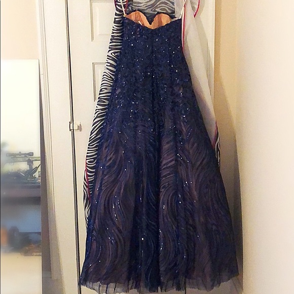 Strapless pageant dress by Blush! - Picture 4 of 8